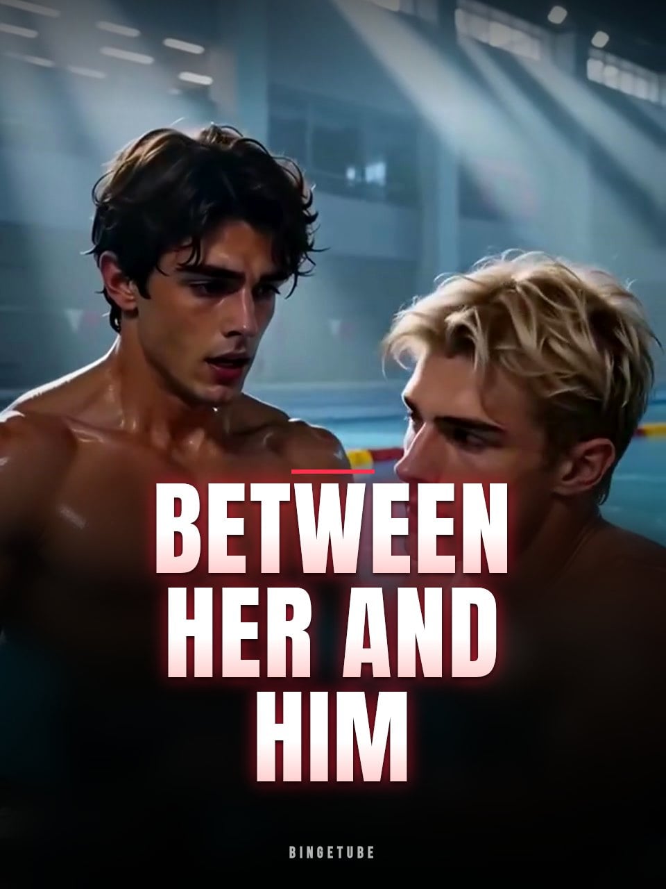 Between her and him