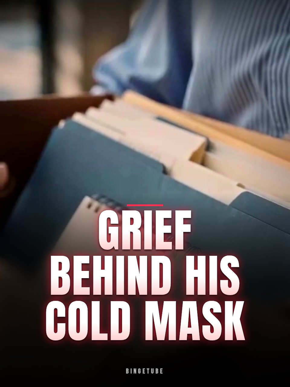 Grief Behind His Cold Mask